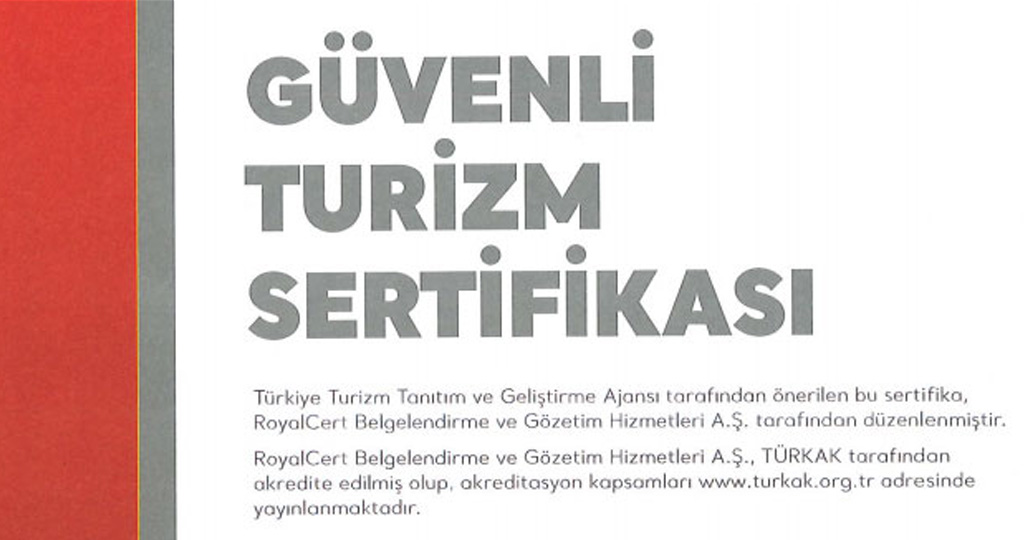 Güveli Turizm Sertifikası